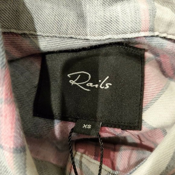 Rails Hunter Button-Front Long-Sleeve Plaid Shirt - Picture 1 of 3